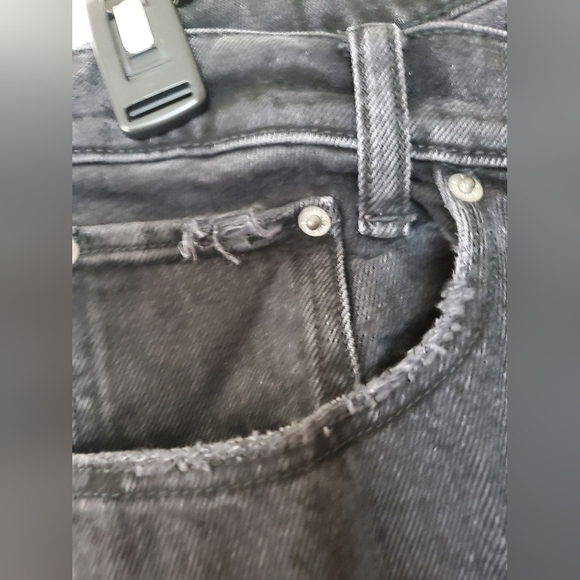 Womens Abercrombie & Fitch Curve Love The Dad Highrise Jeans Size 10 Short - Picture 5 of 12